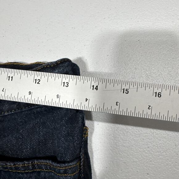 Cat & Jack Boys Relaxed Straight Blue Denim Jeans Size 14 Adjustable Waist - Picture 6 of 10